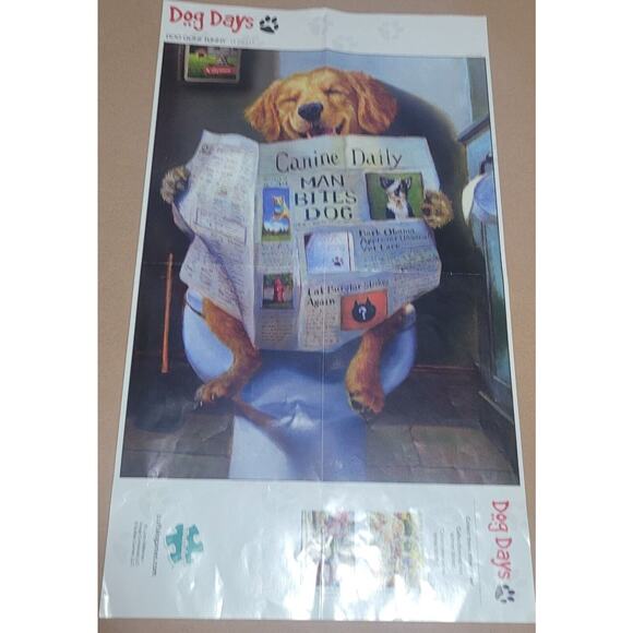 Buffalo Games Dog Days #17330 "Dog Gone Funny" 750-Piece Puzzle Complete LN - Picture 5 of 5